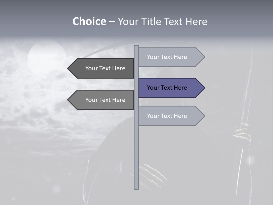 Writing Teamwork Chair PowerPoint Template
