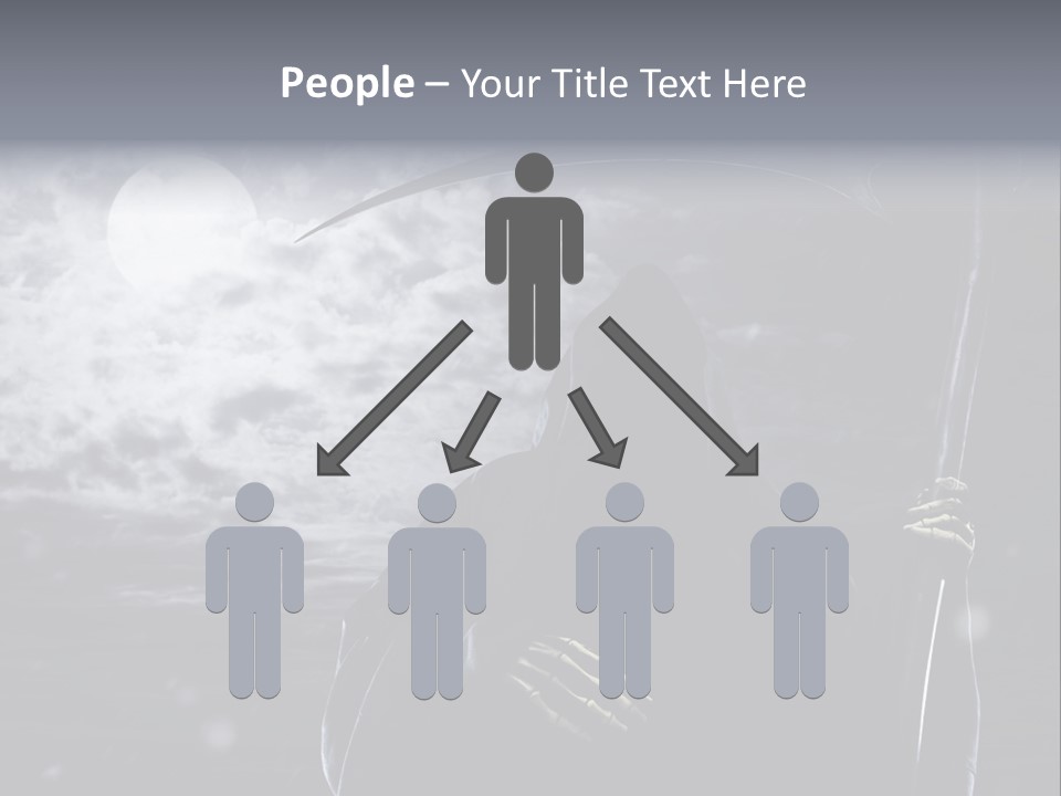 Writing Teamwork Chair PowerPoint Template