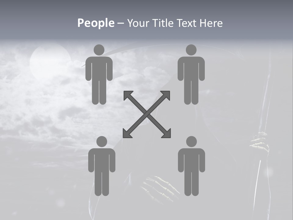 Writing Teamwork Chair PowerPoint Template