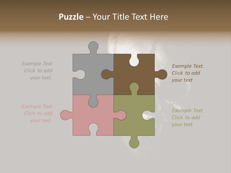 Evil Fear Skeleton PowerPoint Template