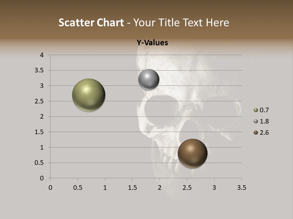 Evil Fear Skeleton PowerPoint Template