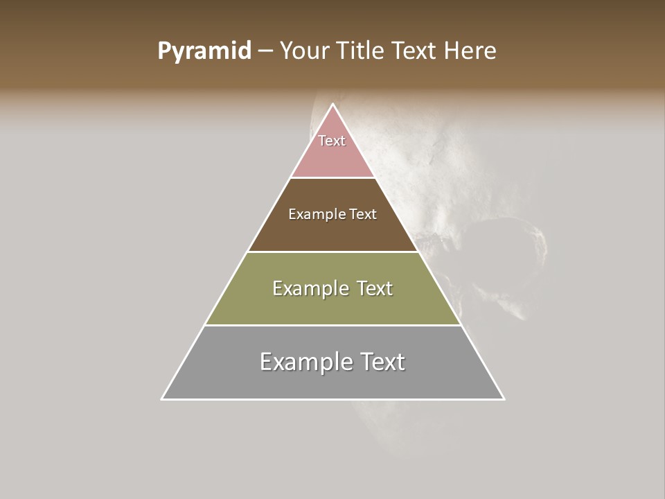 Evil Fear Skeleton PowerPoint Template