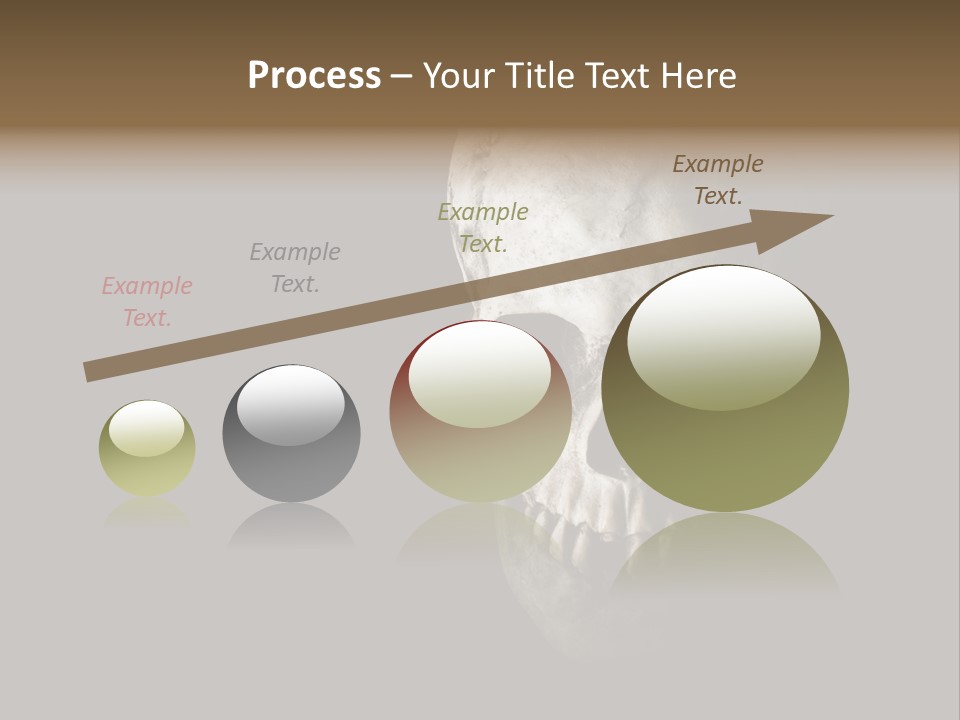 Evil Fear Skeleton PowerPoint Template