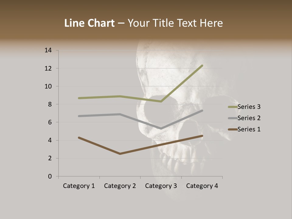 Evil Fear Skeleton PowerPoint Template