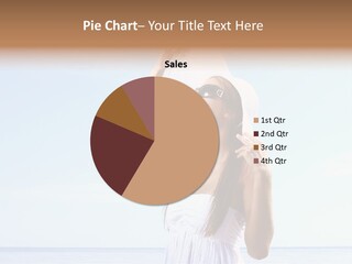 Adult Beach Sea PowerPoint Template