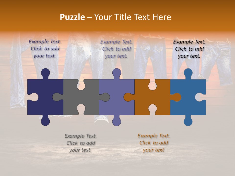 Grunge Objects Heat PowerPoint Template