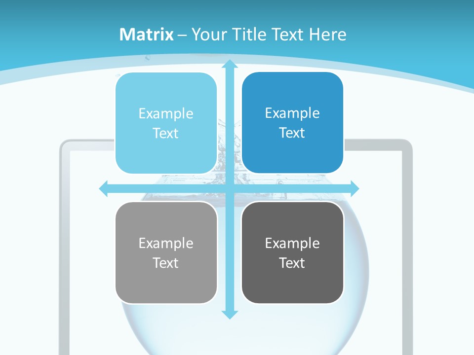 Isolated Motion Computer PowerPoint Template