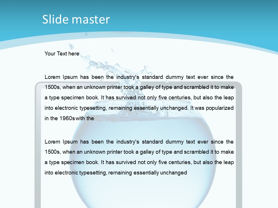 Isolated Motion Computer PowerPoint Template