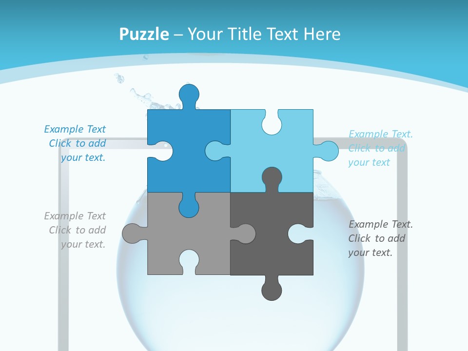Isolated Motion Computer PowerPoint Template