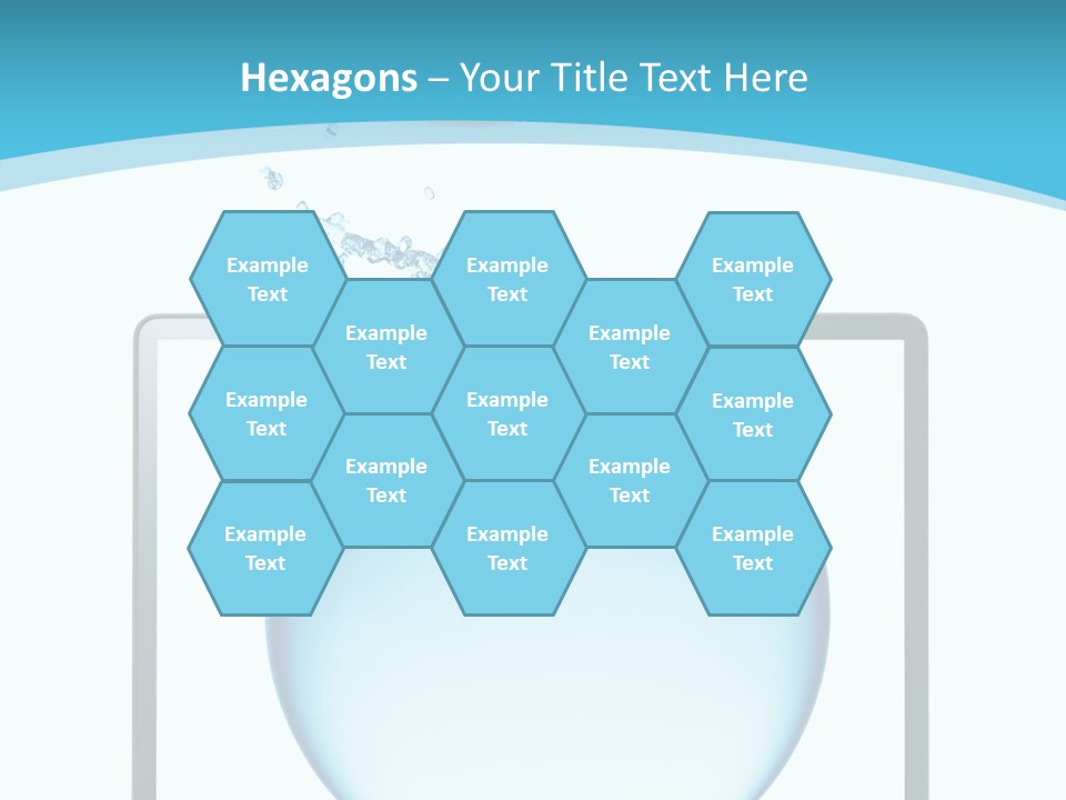 Isolated Motion Computer PowerPoint Template