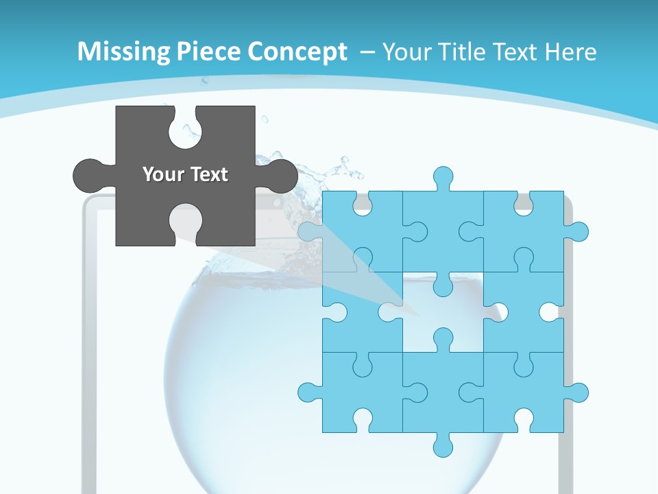 Isolated Motion Computer PowerPoint Template
