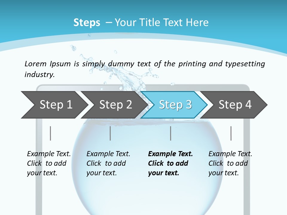 Isolated Motion Computer PowerPoint Template