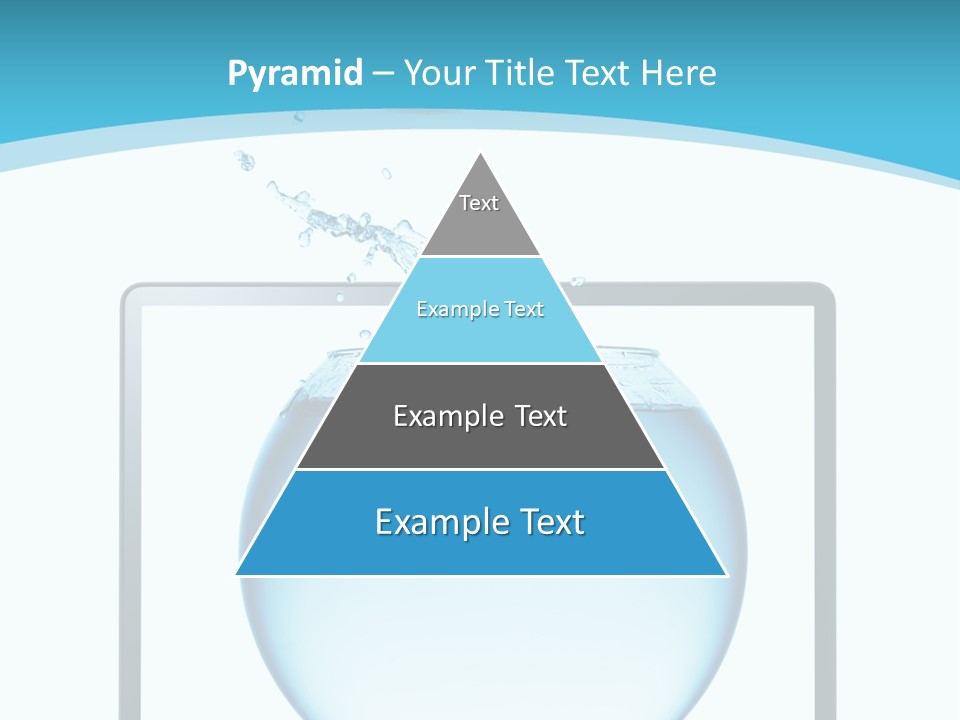 Isolated Motion Computer PowerPoint Template