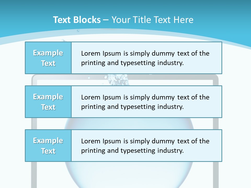 Isolated Motion Computer PowerPoint Template