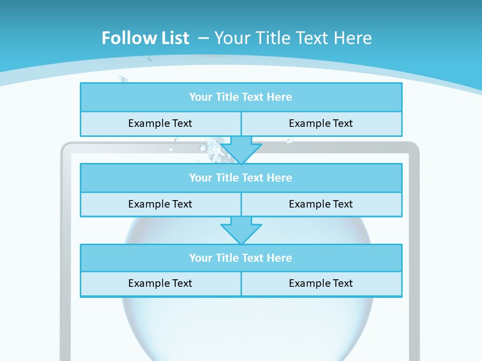 Isolated Motion Computer PowerPoint Template