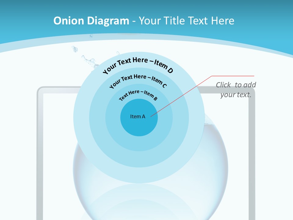 Isolated Motion Computer PowerPoint Template