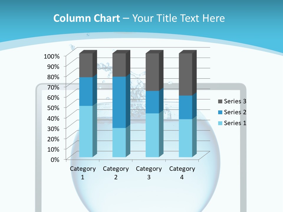 Isolated Motion Computer PowerPoint Template