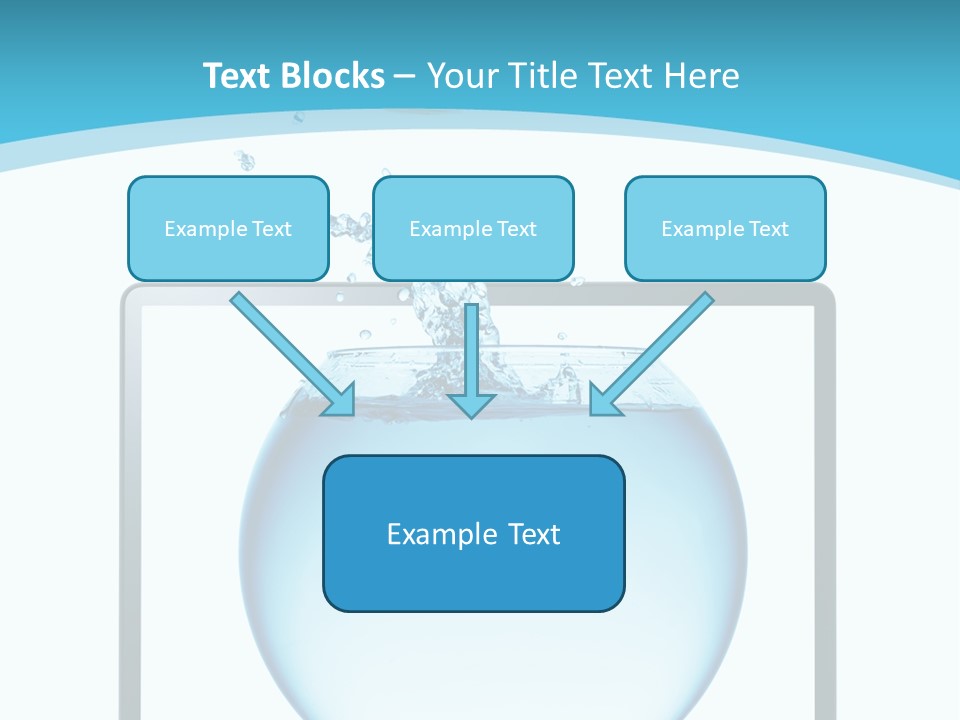 Isolated Motion Computer PowerPoint Template