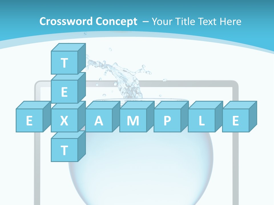 Isolated Motion Computer PowerPoint Template