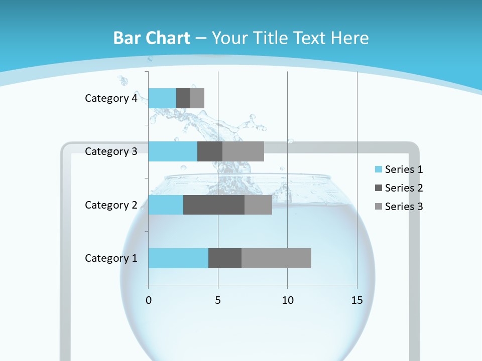 Isolated Motion Computer PowerPoint Template