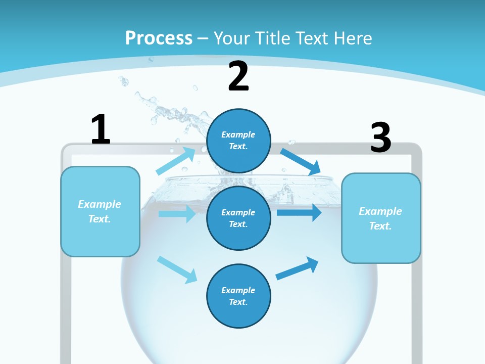 Isolated Motion Computer PowerPoint Template