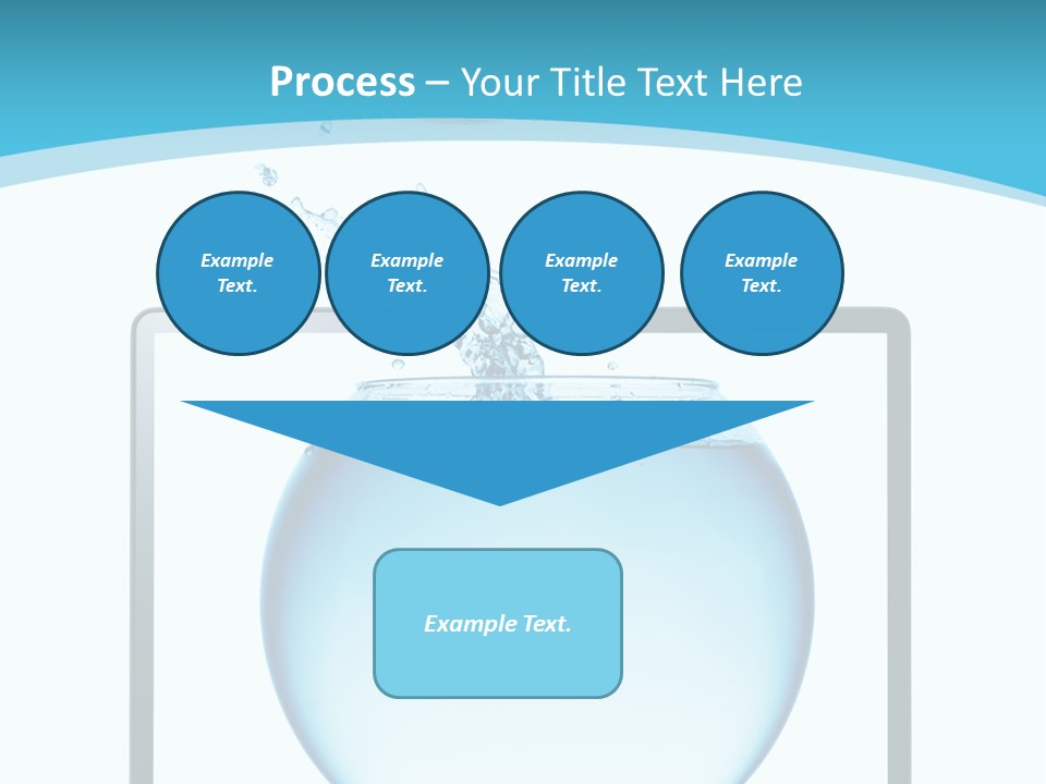 Isolated Motion Computer PowerPoint Template