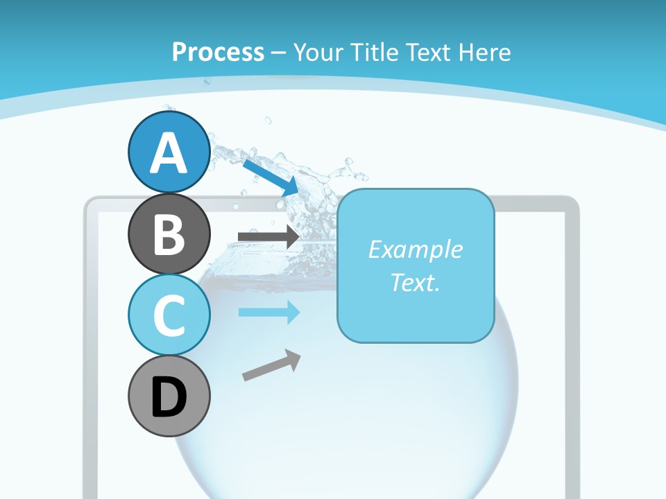 Isolated Motion Computer PowerPoint Template