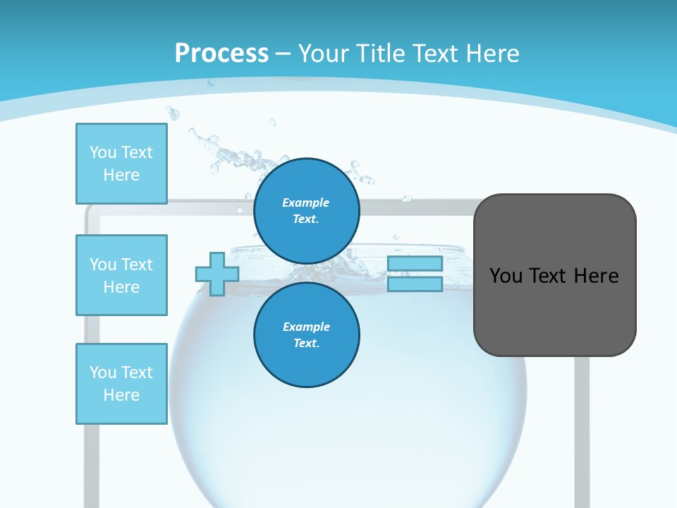Isolated Motion Computer PowerPoint Template