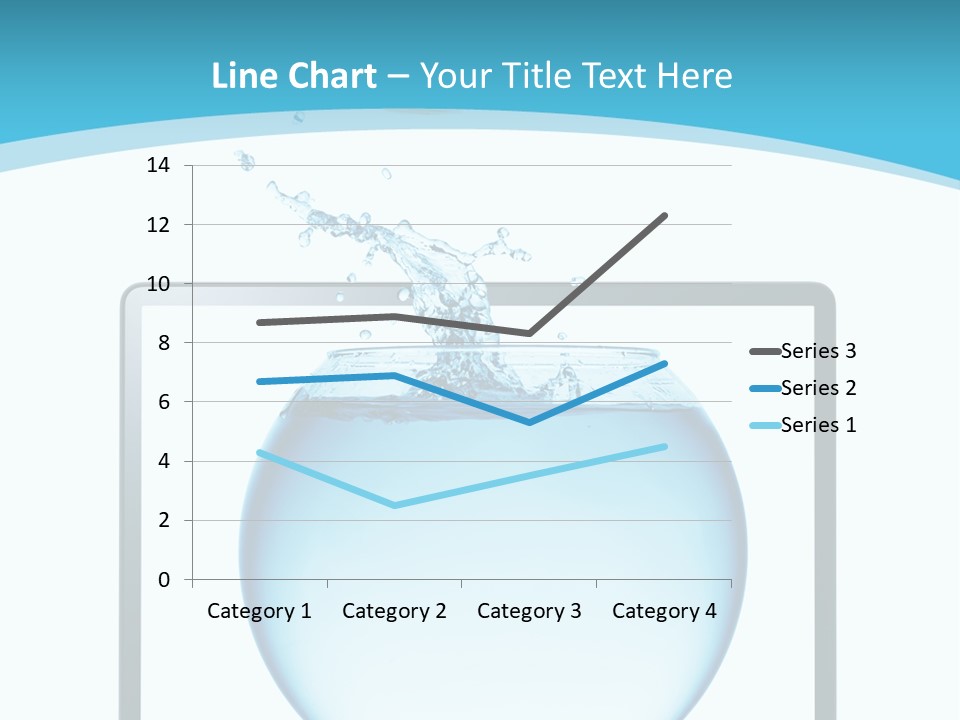 Isolated Motion Computer PowerPoint Template