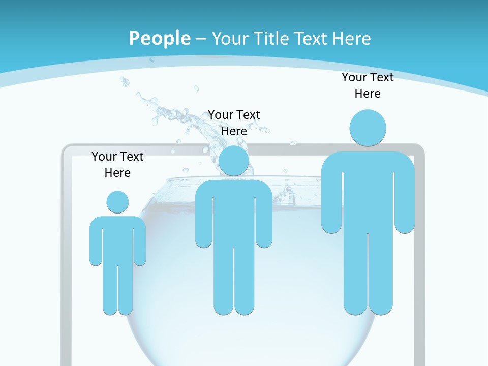 Isolated Motion Computer PowerPoint Template