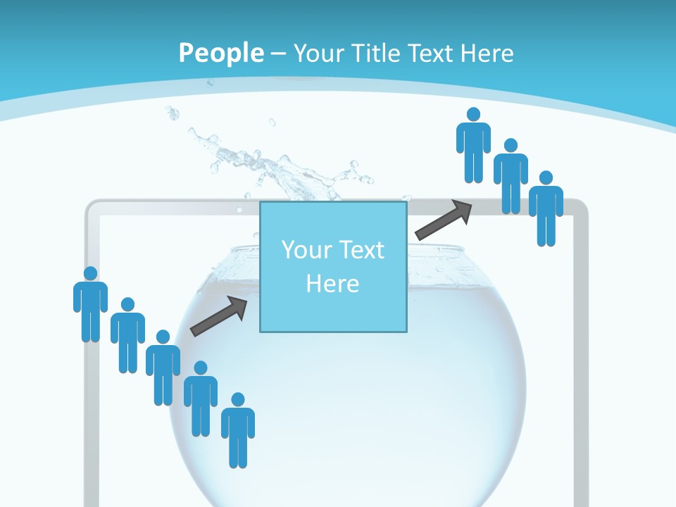 Isolated Motion Computer PowerPoint Template