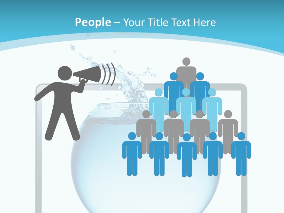 Isolated Motion Computer PowerPoint Template