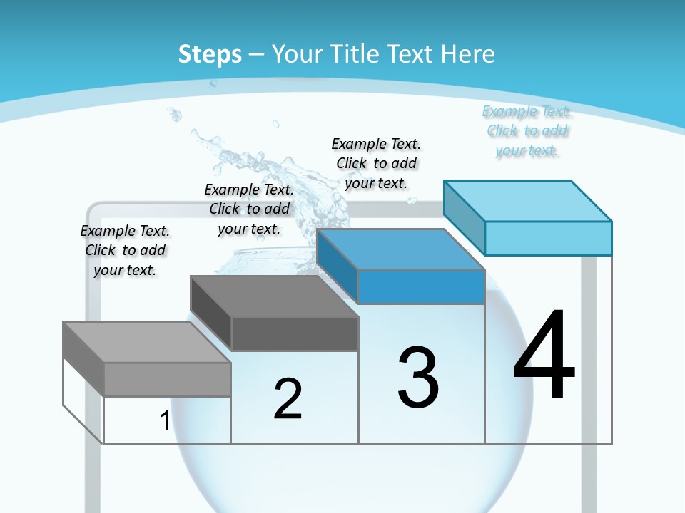 Isolated Motion Computer PowerPoint Template