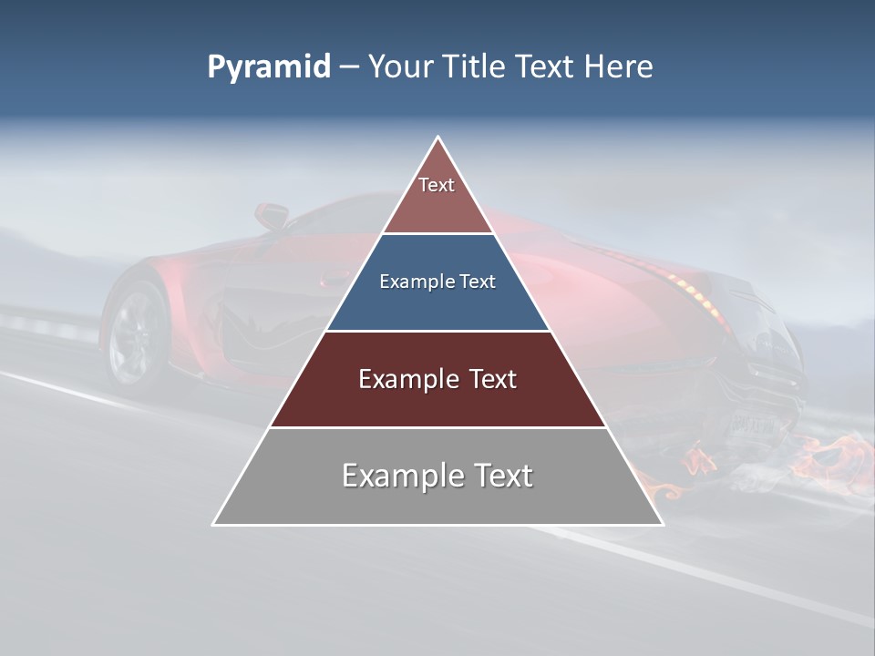 Illustration Fiery Design PowerPoint Template