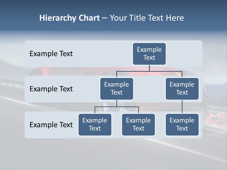 Illustration Fiery Design PowerPoint Template