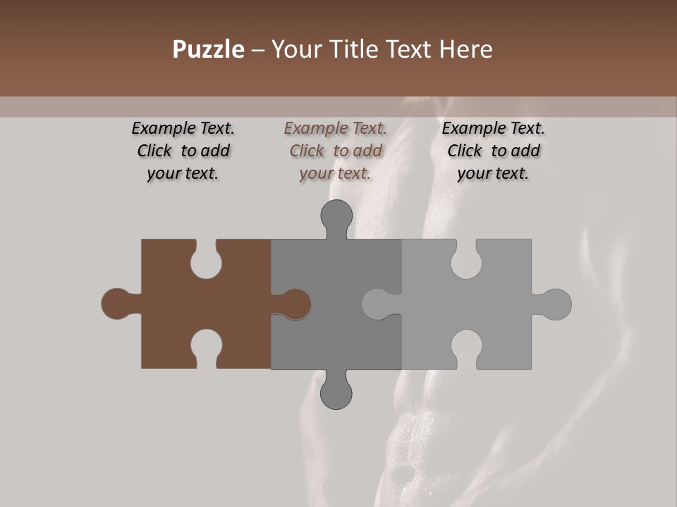 Strength Handsome Sport PowerPoint Template