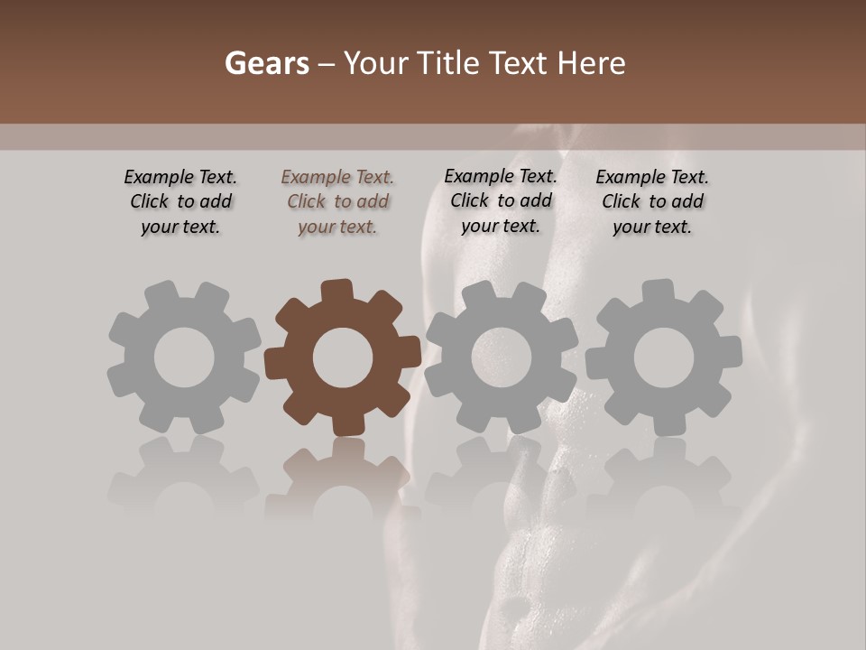 Strength Handsome Sport PowerPoint Template