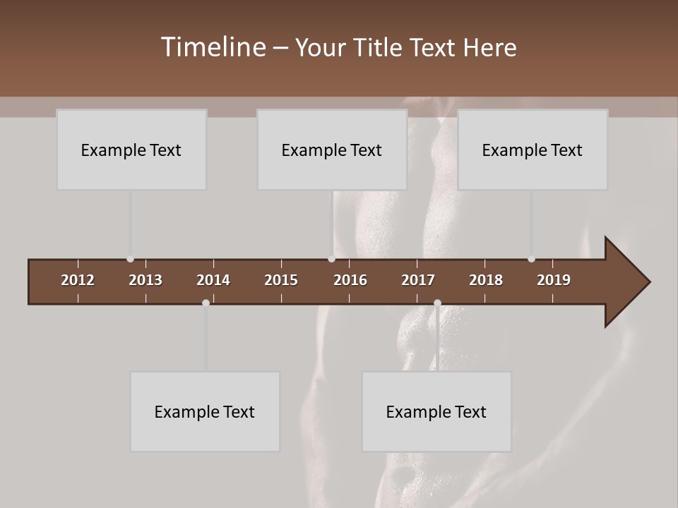 Strength Handsome Sport PowerPoint Template