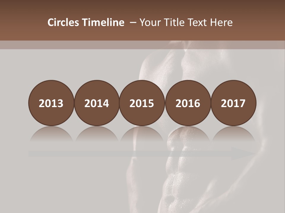 Strength Handsome Sport PowerPoint Template