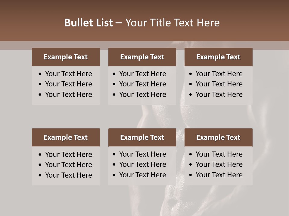 Strength Handsome Sport PowerPoint Template