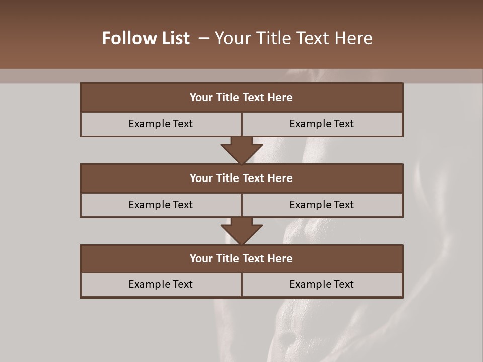 Strength Handsome Sport PowerPoint Template