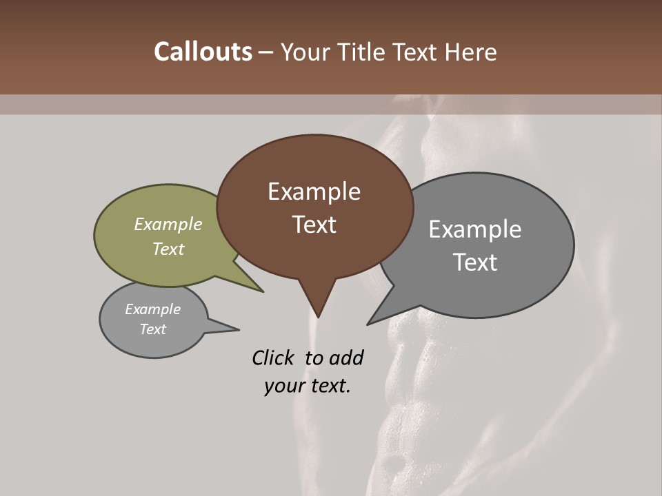 Strength Handsome Sport PowerPoint Template