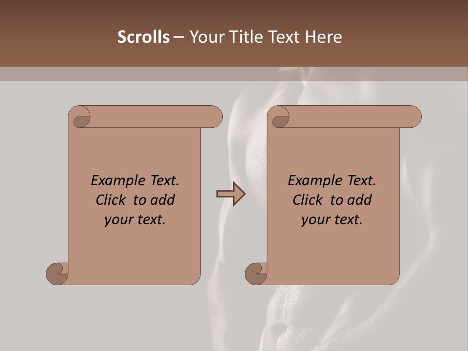 Strength Handsome Sport PowerPoint Template