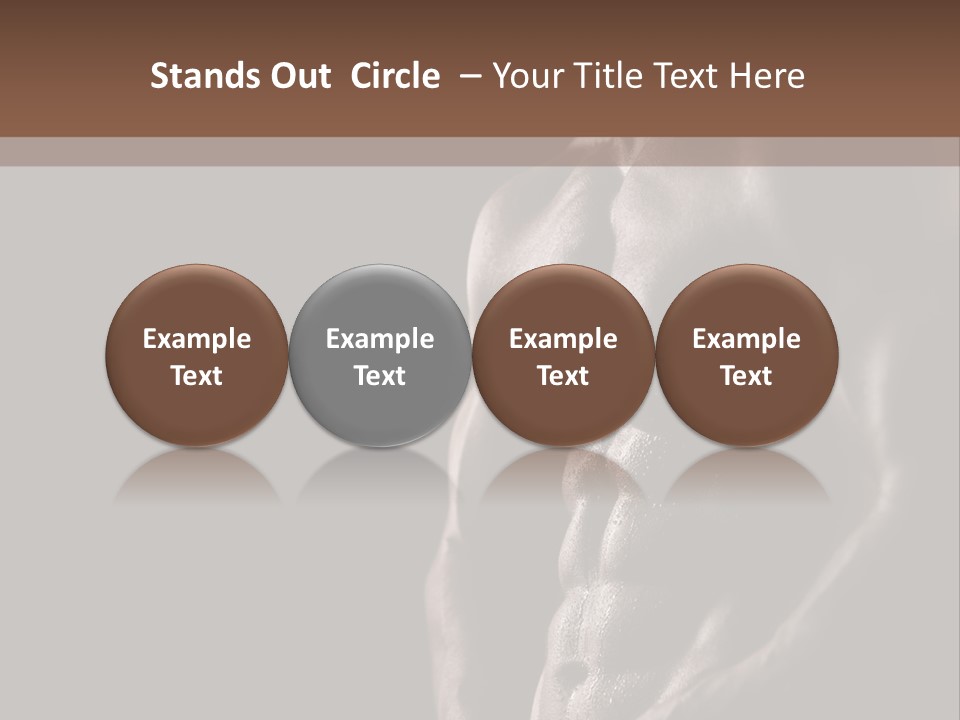 Strength Handsome Sport PowerPoint Template