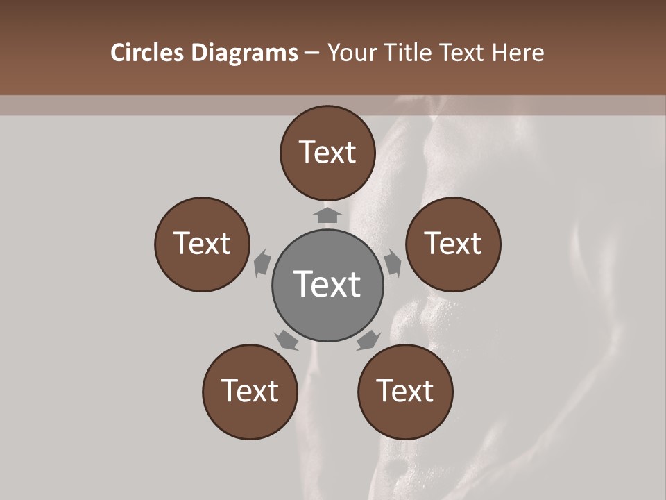 Strength Handsome Sport PowerPoint Template