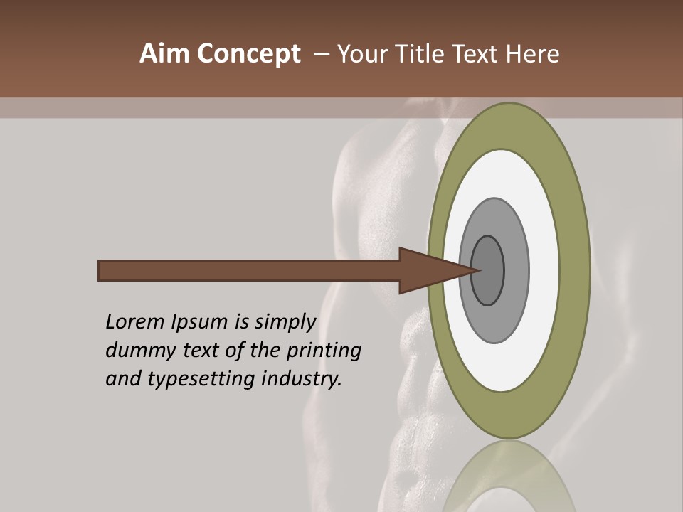 Strength Handsome Sport PowerPoint Template