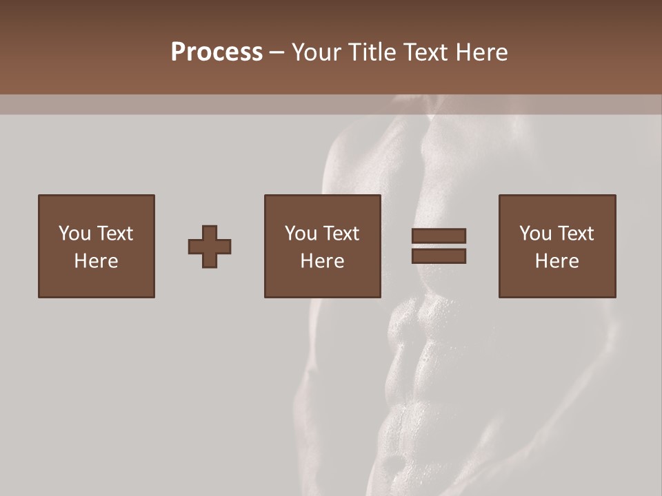 Strength Handsome Sport PowerPoint Template