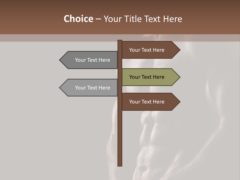 Strength Handsome Sport PowerPoint Template