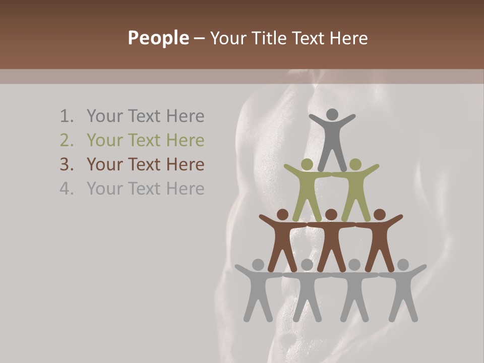 Strength Handsome Sport PowerPoint Template