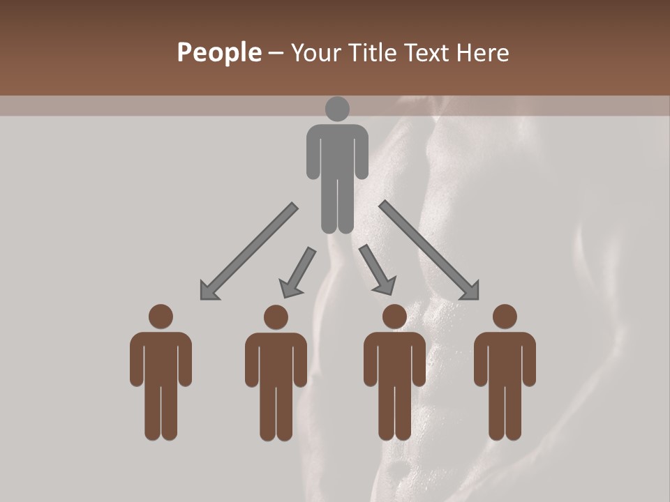 Strength Handsome Sport PowerPoint Template